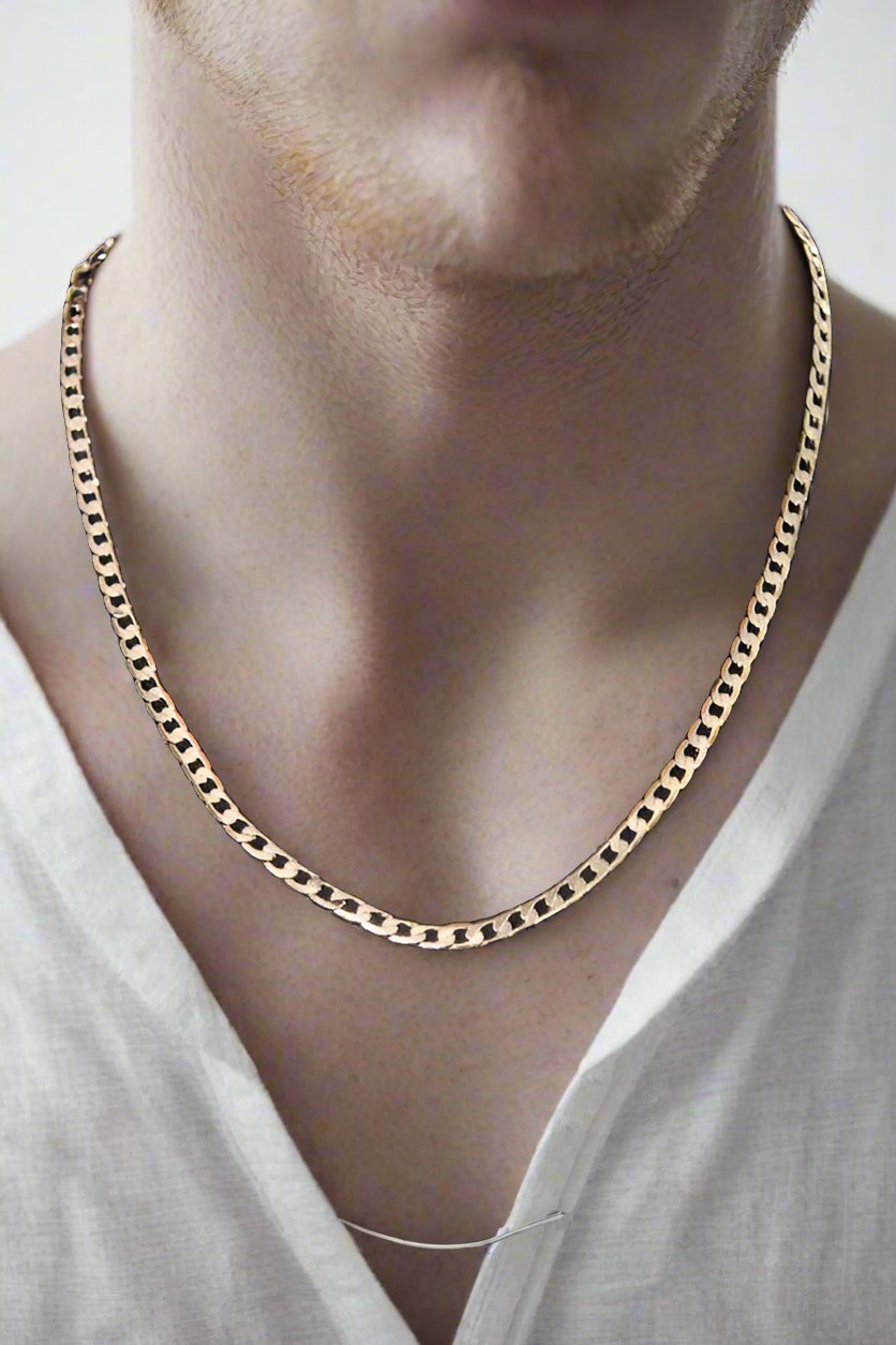 Mini Cuban Men's Chain 3 MM (2 colour options available )