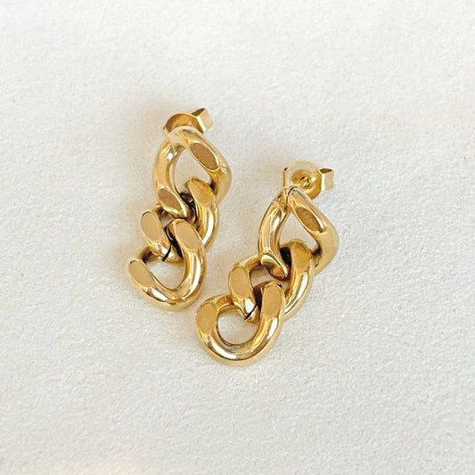 Lustrous Link Earrings