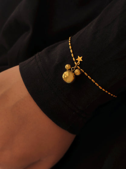 Tiny Bear Charm Bracelet