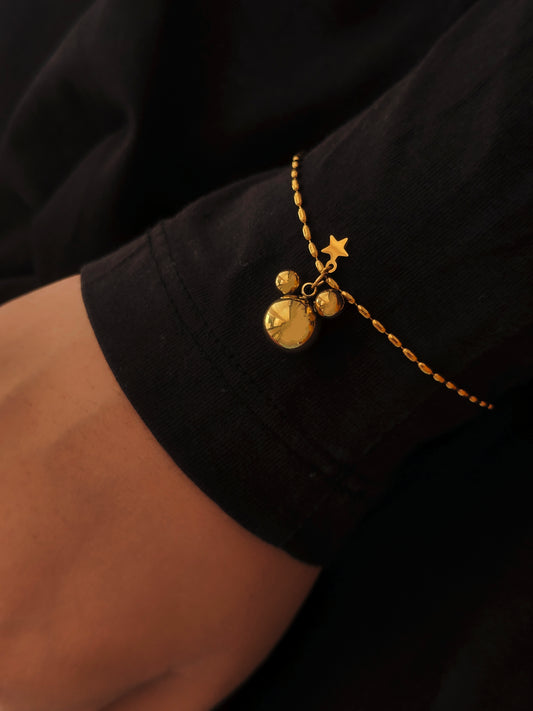 Tiny Bear Charm Bracelet