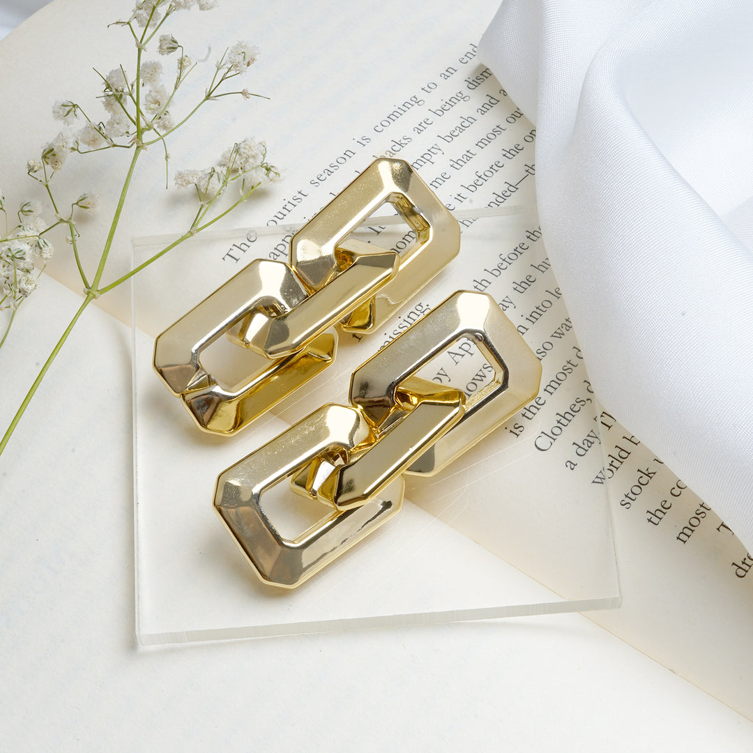 Cuban Link Drop Earrings - (Available in 2 Variants)