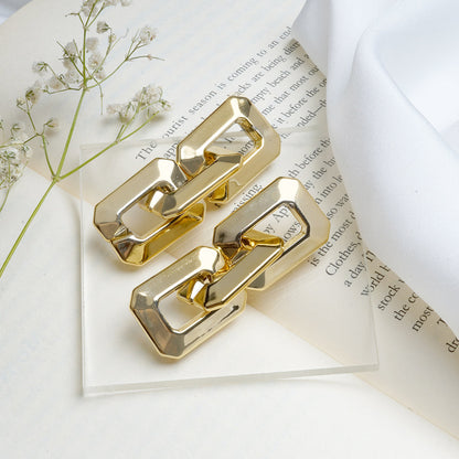 Cuban Link Drop Earrings - (Available in 2 Variants)