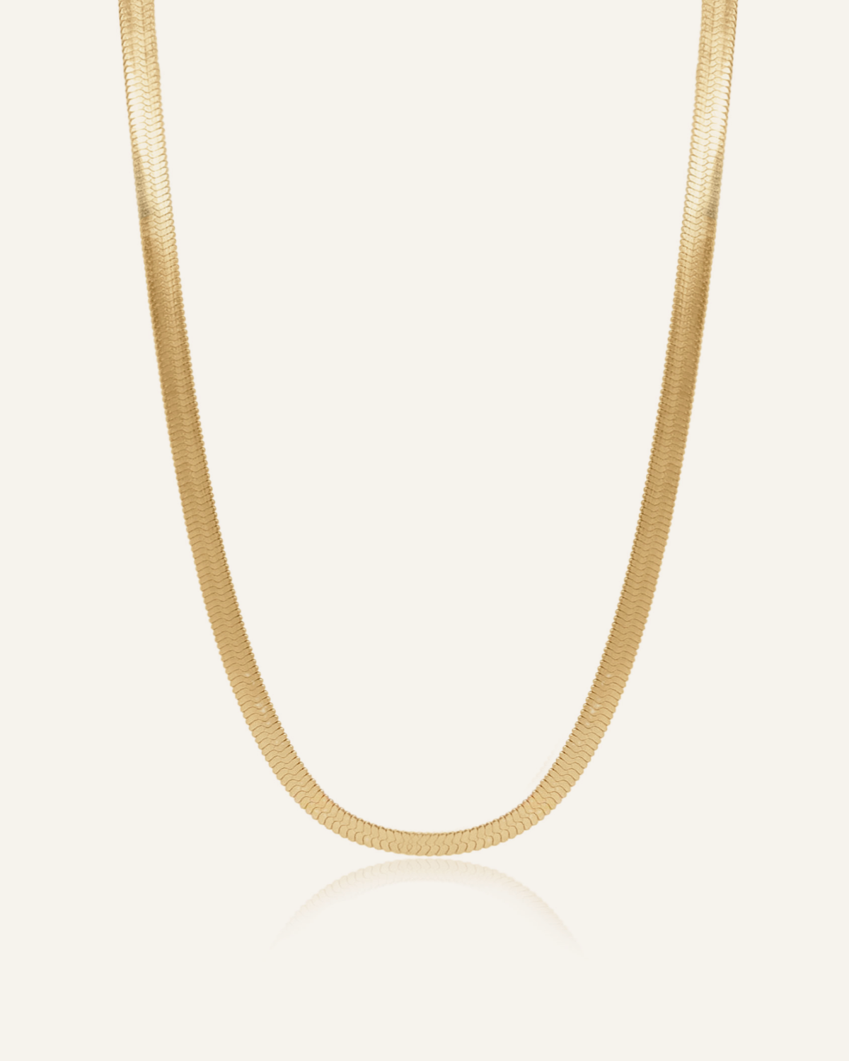 Herringbone Snake Chain Necklace