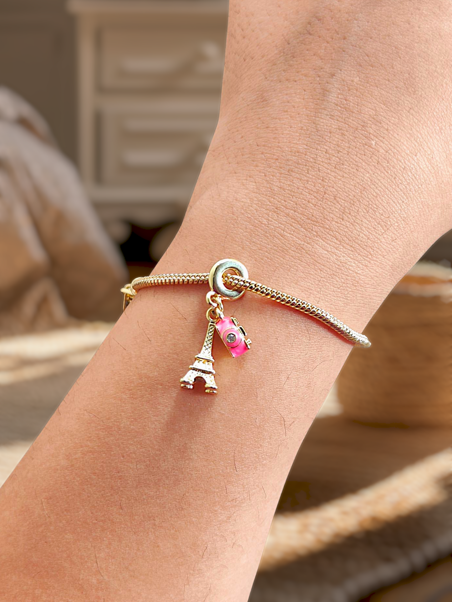Eiffel Tower Charm Bracelet