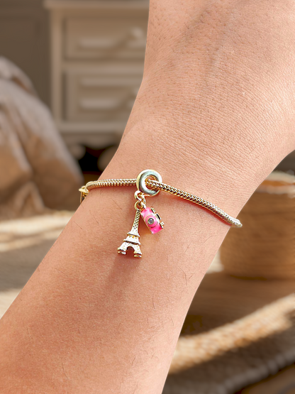 Eiffel Tower Charm Bracelet