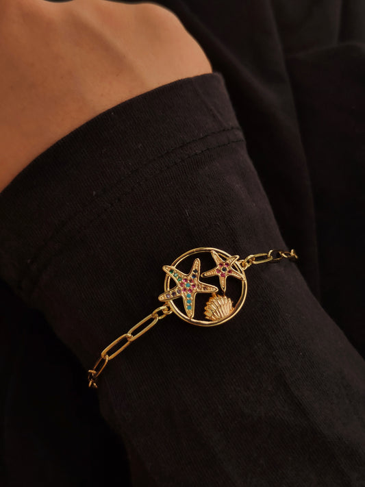 Starfish Link Bracelet
