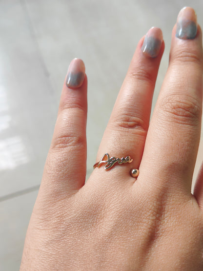 Cute Message Rings