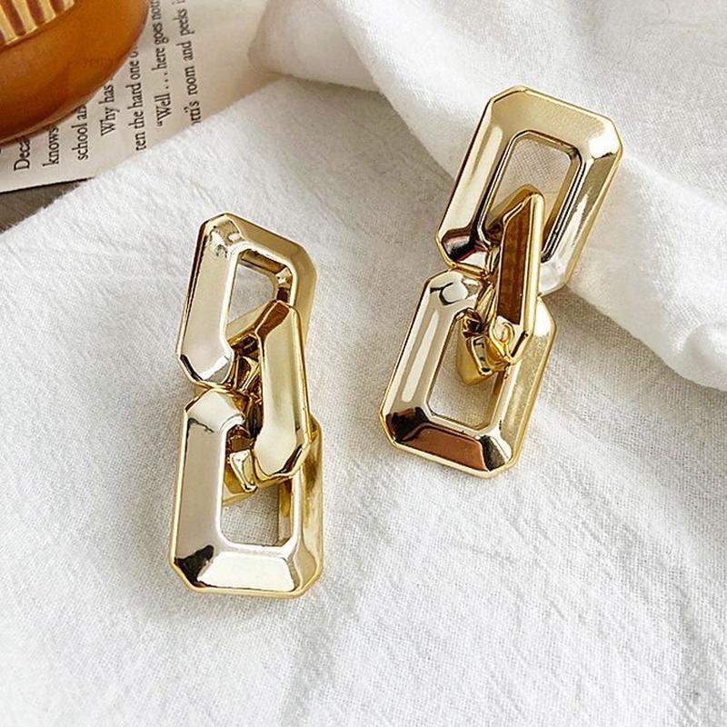 Cuban Link Drop Earrings - (Available in 2 Variants)