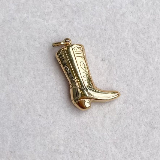 Cowgirl Boots Charm Bracelet