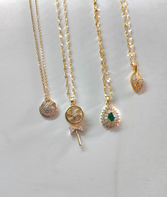 Radiant Layers - Luxe Necklace Set of Four