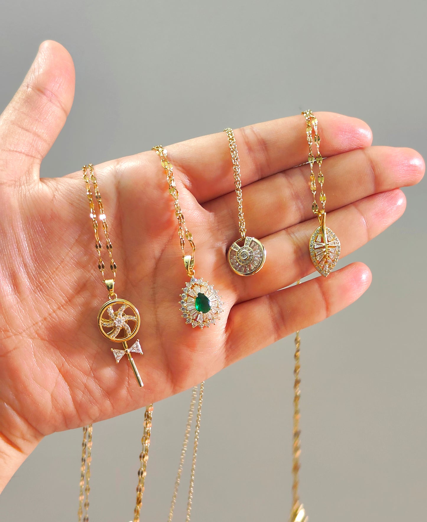 Radiant Layers - Luxe Necklace Set of Four