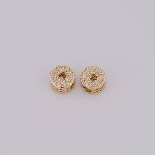 Diamond Heart Bead
