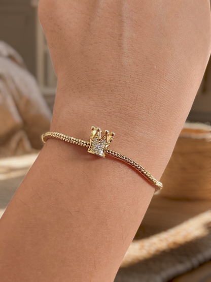 Crown Bead Bracelet
