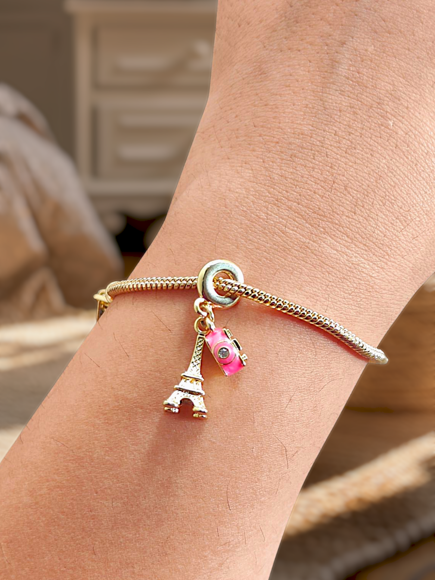 Eiffel Tower Charm Bracelet
