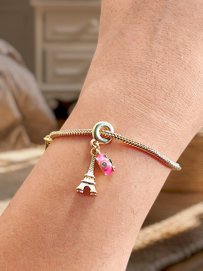 Eiffel Tower Charm Bracelet