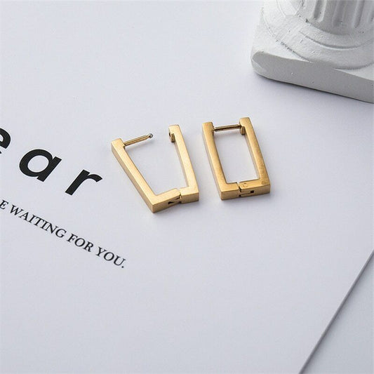 Rectangular Chunky Hoops